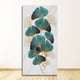 thumbnail image 1 of 1pcs Green Golden Plant Leaf Wall Poster, Wall Canvas, Canvas Painting, Frameless 15.7x31.5in, 1 of 2