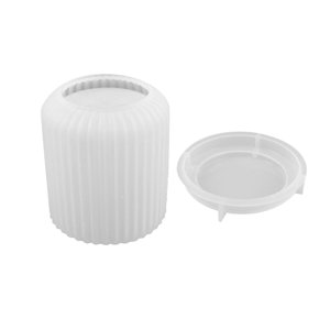 Magideal - Tarro De Fundición Diy De Silicona De Resina Epoxi Con Tapa, Modelo De Fundición De Epoxi De Silicona, Caja De Almacenamiento De Contenedor De Joyería Estilo B