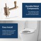 thumbnail image 5 of Asiento de inodoro con bidé Bio Bidet Slim Zero sin electricidad, color blanco, 5 of 9