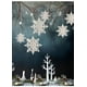 thumbnail image 4 of Adornos colgantes de copos de nieve para Navidad, 6 guirnaldas de copos de nieve 3D brillantes, grandes copos de nieve blancos para Navidad, fiestas de Año Nuevo, decoración del hogar., 4 of 8