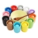 thumbnail image 5 of Bola De Clasificación De Colores Del Arco Iris En Taza Juego De Bolas De Clasificación De Colores De Madera Para Niños, 5 of 5