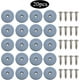 thumbnail image 5 of Deslizadores redondos de teflón para muebles, con tornillos, 20 unidades, deslizadores de teflón para muebles, deslizadores de silla, deslizadores de teflón clavables, 22 mm, 5 of 5