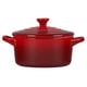 thumbnail image 2 of Mini-Round Cocotte Le Creuset, gres, 414 ml, color cereza, 2 of 6