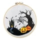 thumbnail image 2 of Kit De Iniciación De Bordado, Manualidades De Halloween, Decoraciones, Punto De Cruz Para Castillo De Calabaza Para Adultos, 2 of 5