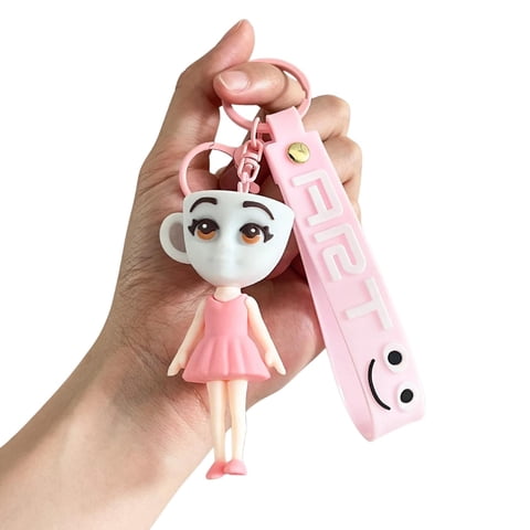 Fliperex - Llavero Colgante De Goma Brainrot Ballerina Capuchina