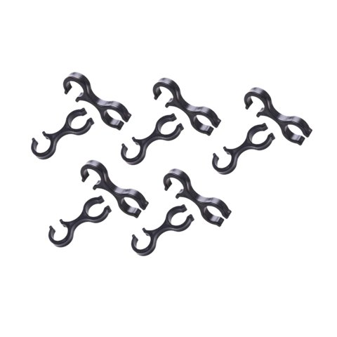 Ioensy - Clips De Pole De Trekking De 10 Piezas De 10 Piezas De 8 Carabinadores De Forma Para Acampar Al Aire Libre L