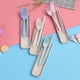 thumbnail image 3 of Travel with Ease with our Eco-Friendly Wheat Straw Utensil Set - 4 Reusable Sets of Spoon, Chopstick, and Forks in a Portable Case for Travel, Picnic, and Camping, 3 of 5