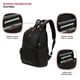 thumbnail image 2 of Mochila para portátil SwissGear Serenity Luxe negra de 16 pulgadas para mujer, 2 of 3