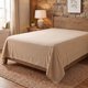 thumbnail image 1 of REGALWOVEN Sábana de Microfibra, Sábana Transpirable, Ropa de Cama Acogedora para Dormitorio Caqui 1 PC 79x91in, 1 of 5
