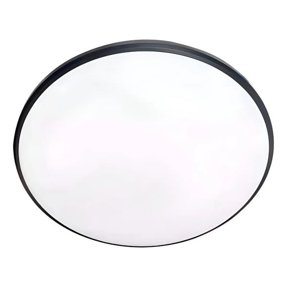 Plafon Led Techo Panel Led Redondo 60w Decorativ Negro