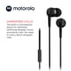 thumbnail image 3 of Auriculares con cable Motorola Sound 105 con micrófono negros, 3 of 7