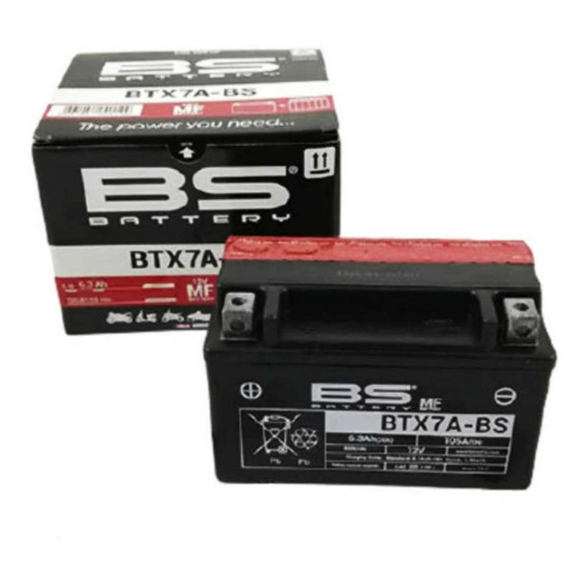 Genérico - Bateria Para Moto Ytx7a / Htx7a / Btx7a/ Ftx7a Negro