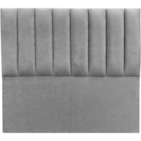 Kerabaalshop - Respaldo Tubular Al Piso Lino Gris Claro 2 Plaza