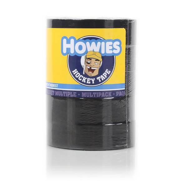 Cinta de hockey Howies 5 unidades - Negro 2,5 cm x 18 m