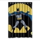 thumbnail image 1 of Cortina de ducha de Batman, juego de cortina de baño con ganchos, tamaño 48 x 72 pulgadas, 1 of 3