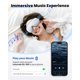 thumbnail image 4 of Masajeador de ojos latumab Masajeador de ojos con música Bluetooth Heat, 4 of 7