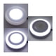 thumbnail image 3 of Foco LED Panel 12+4 Watt Duo Luz Centro Borde Blanco Sobrepuesto, 3 of 3