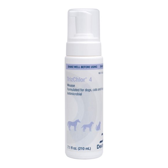 Espuma TrizCHLOR para Limpieza de Pelaje Animal 210 ml