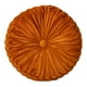 thumbnail image 1 of Cojín De Terciopelo Redondo Para Sillón Tela Velvet naranja, 1 of 6