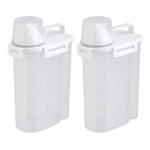 Bothyi - Contenedores De Almacenamiento De Arroz, Cubos De Grano De Arroz Para Harina De Grano, Alimentos Secos, 2,5 L, 2 Piezas