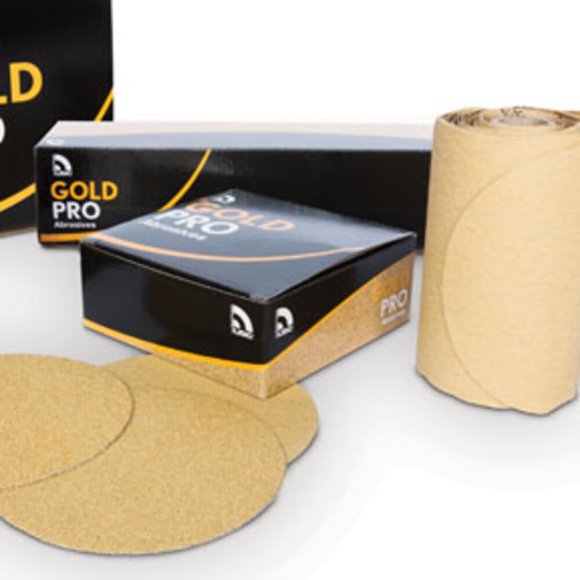 Lija U.S. Chemical & Plastics de 6 pulgadas P600 Gold Paper plana