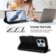 thumbnail image 4 of Funda Volteable con Diseño de Gato para Xiaomi Redmi Note 14 5G, Negro, 4 of 6