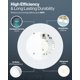 thumbnail image 4 of Luz LED Empotrada Plana Sunco Lighting 4" Regulable 10W 800LM, 4 of 7