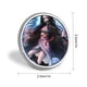 thumbnail image 2 of Nezuko-Theme Round Button Badge: Premium Metal Construction, Ideal for High-End Events 2.8 cm, 2 of 6