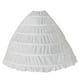 thumbnail image 1 of Enagua De Crinolina De Hueso De Vestido De Bola De Boda De 6 Aros, 1 of 3