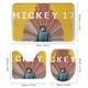 thumbnail image 3 of Mickey 17-theme 4-Piece Shower Curtain Set with Rugs, Waterproof Bathroom Decor Set Includes Bath Mat, U-Shaped Rug, Toilet Lid Cover and Curtain with Hooks, 3 of 6