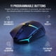 thumbnail image 3 of Ratón para juegos Corsair NIGHTSABRE RGB inalámbrico 26,000 DPI, 3 of 8