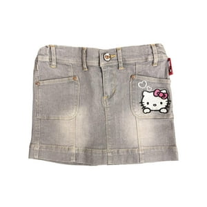 Falda Niña Hello Kitty Gris 4
