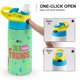 thumbnail image 4 of Sago Mini Friends Botella de Agua con Tapa Pop Top de Un Toque, Acero Inoxidable, a Prueba de Fugas, para Deportes, Botella Infantil azul 12 oz, 4 of 6