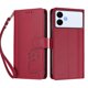 thumbnail image 3 of Funda Cartera Trébol para Samsung Galaxy S26 Edge con Ranuras Tarjetas y Carga Inalámbrica Rojo, 3 of 6