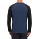 thumbnail image 3 of INSPIRE CHIC Camisetas Henley de Hombre con Mangas Raglán de Manga Larga Botón Camiseta de Béisbol S Azul Marino, 3 of 6