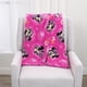thumbnail image 2 of Manta Disney Minnie Mouse Plush 40x50 Rosa Niña, 2 of 3