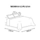 thumbnail image 2 of Cubrecama Sherpa 1.5 Plazas - Azul Suecia M953, 2 of 2