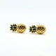 thumbnail image 1 of Aros de Piña con Circones de Plata 925 enchapados en Oro 18k, 1 of 2