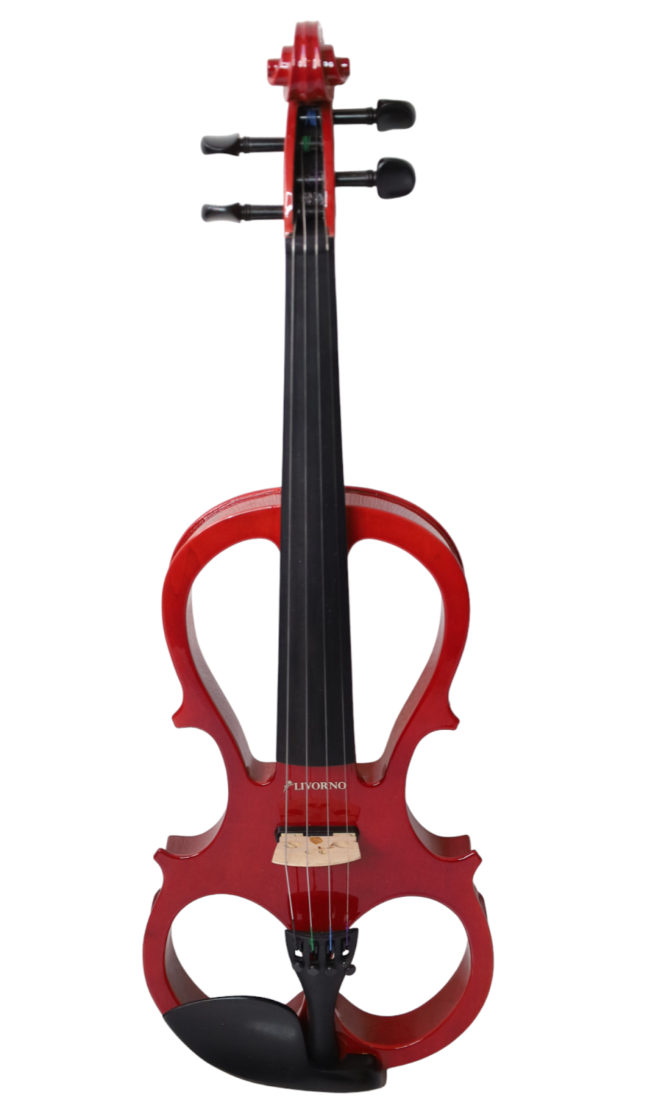 Violín Eléctrico Livorno 4/4 Rojo Liv-E-40Rd