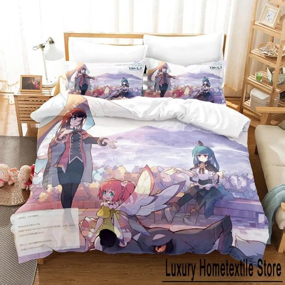 SUNSHINE IN THE MIRROR Bedding Set three-piece set Adult Kid Bedroom Duvet cover Sets Kawaii Girls comforter set Bed Sheets