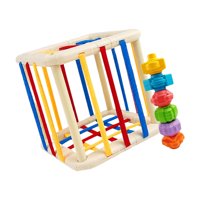 Magideal - Juguetes De Clasificación De Formas Sensoriales Para Niños, Contenedores De Cubos De Actividades, Regalos, Percepción Del Color, Juguetes De Contenedo