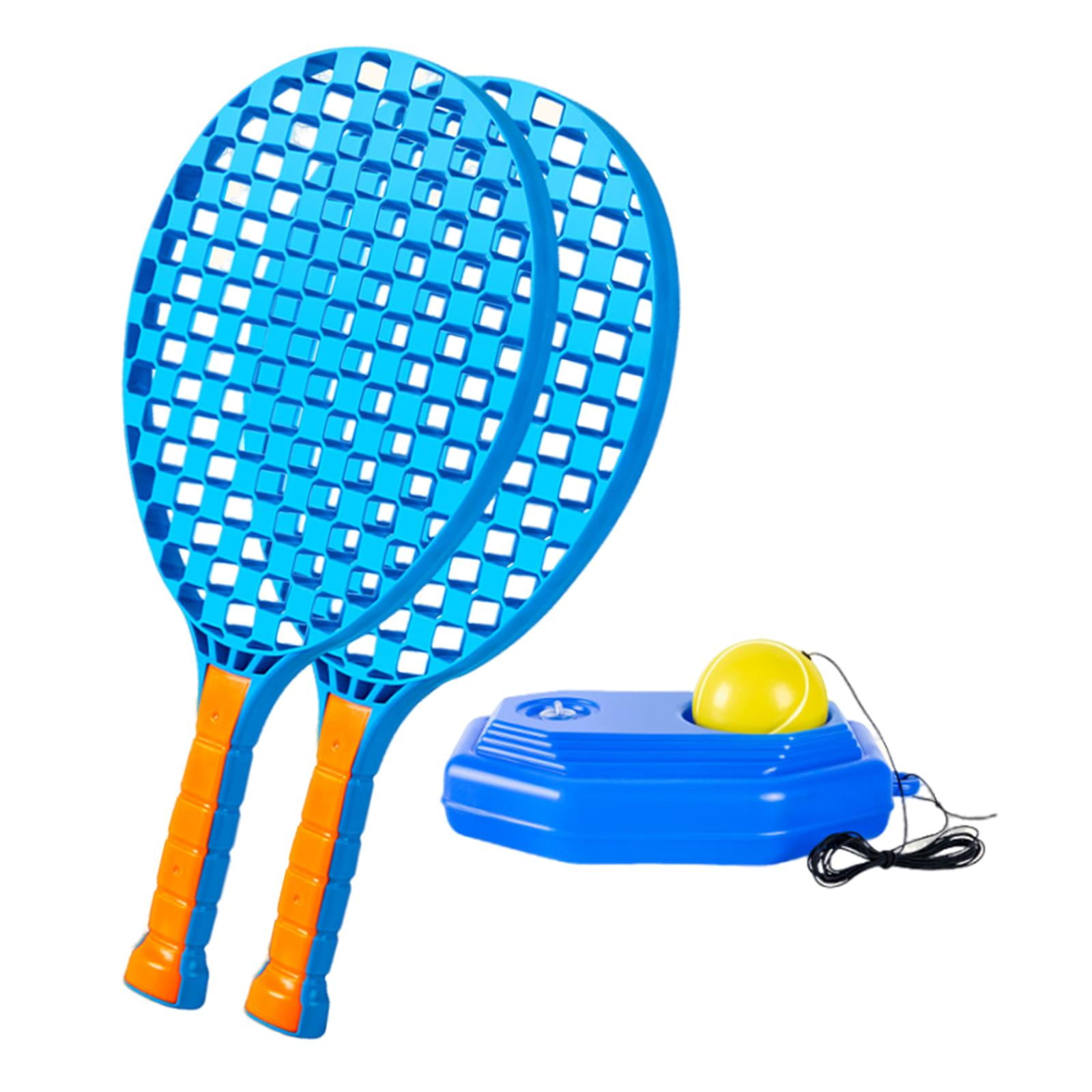 Magideal - Herramienta De Entrenamiento De Tenis De Autopráctica, Raqueta De Tenis De Entrenamiento Individual, Parque De Jardín Para Niños, Práctica De Tenis, Raqueta Azul
