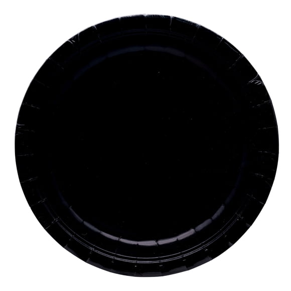 Plato negro 23cm