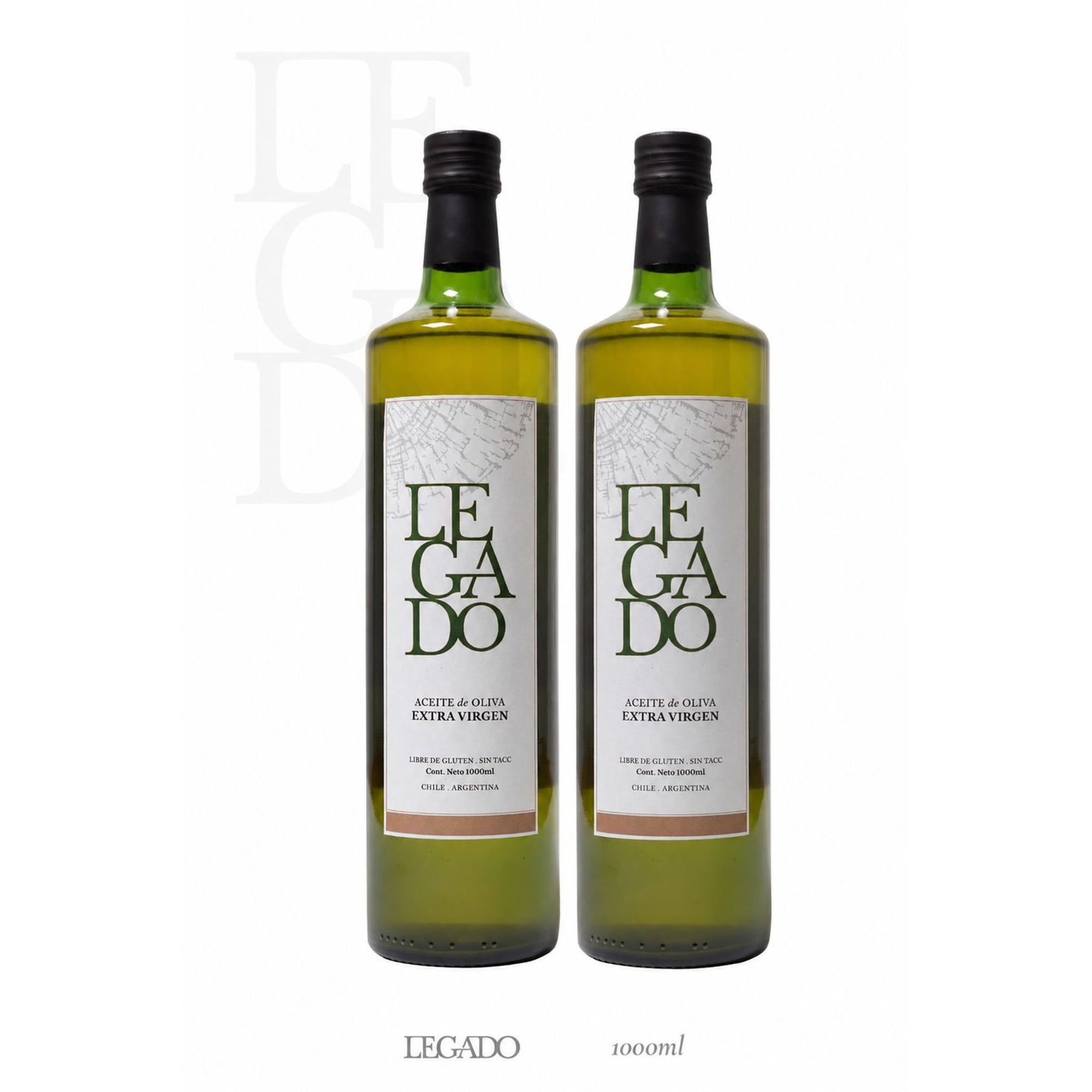 Aceite Legado - Aceite De Oliva Extra Virgen Legado 2 X 1000 Ml