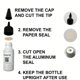 thumbnail image 4 of Recarga de tinta para sellos BCH 20 ml negra a base de aceite, 4 of 9