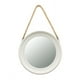 thumbnail image 1 of Espejo Redondo 33 Soga Blanco-Negro Diseño, 1 of 2