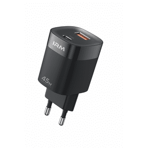 Irm - Enchufe Cargador Carga Rápida 45W Doble Usb Y Usb-C