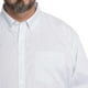 thumbnail image 3 of Camisa Hombre Cuello Semi Italiano Bolsillo Pecho Cuadro, 3 of 4