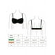 thumbnail image 3 of Bikini Sin Barba Strapless Negro M, 3 of 3