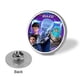 thumbnail image 3 of ¡Megamind manda!-Theme Round Button Badge: Premium Metal Construction, Ideal for High-End Events 2.8 cm, 3 of 6